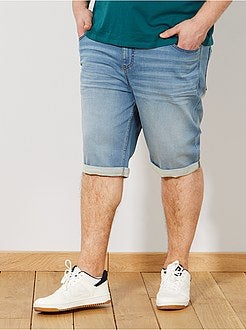 Denim joggbermuda - Kiabi