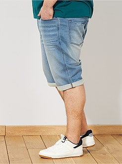 Denim joggbermuda - Kiabi