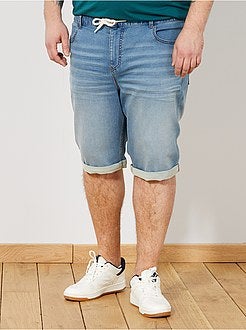 Denim joggbermuda - Kiabi