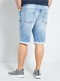 Denim joggbermuda - Kiabi