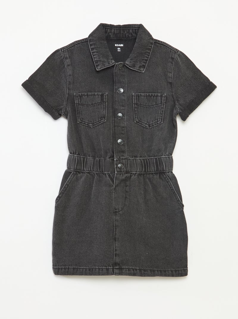 Denim jurk Grijs - Kiabi