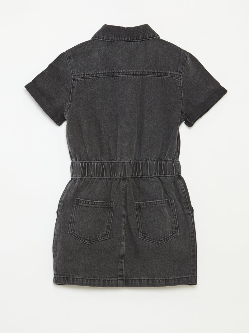 Denim jurk Grijs - Kiabi