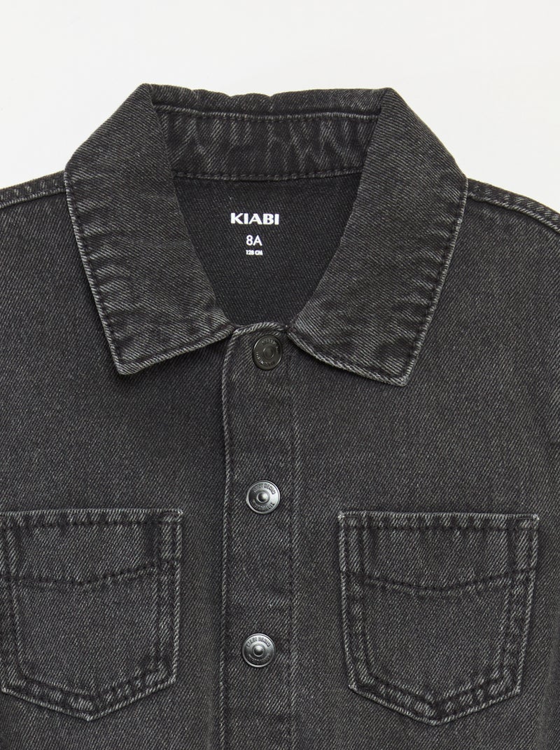 Denim jurk Grijs - Kiabi