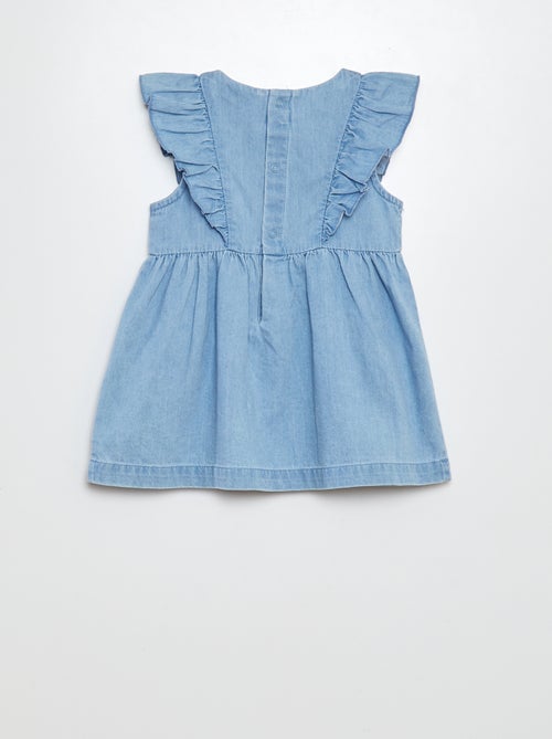 Denim jurkje + onderbroekje - 2-delig - Kiabi