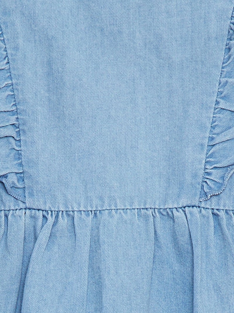 Denim jurkje + onderbroekje - 2-delig BLAUW - Kiabi