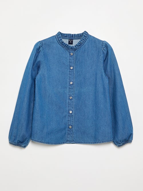 Denim overhemd - gemakkelijk aan te trekken collectie - Kiabi Denim overhemd - gemakkelijk aan te trekken collectie - Kiabi