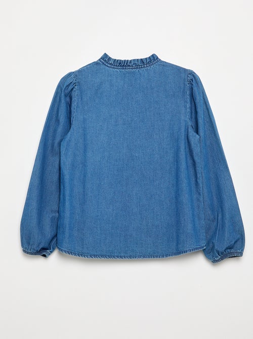 Denim overhemd - gemakkelijk aan te trekken collectie - Kiabi Denim overhemd - gemakkelijk aan te trekken collectie - Kiabi