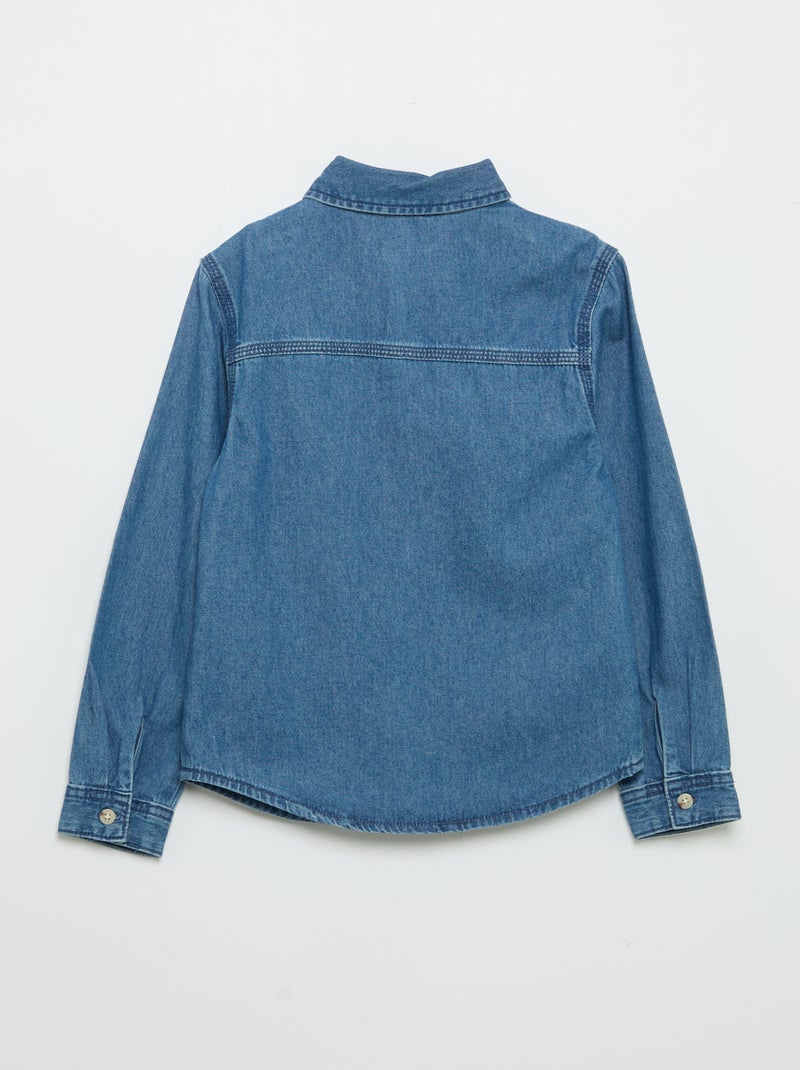 Denim overhemd Blauw - Kiabi
