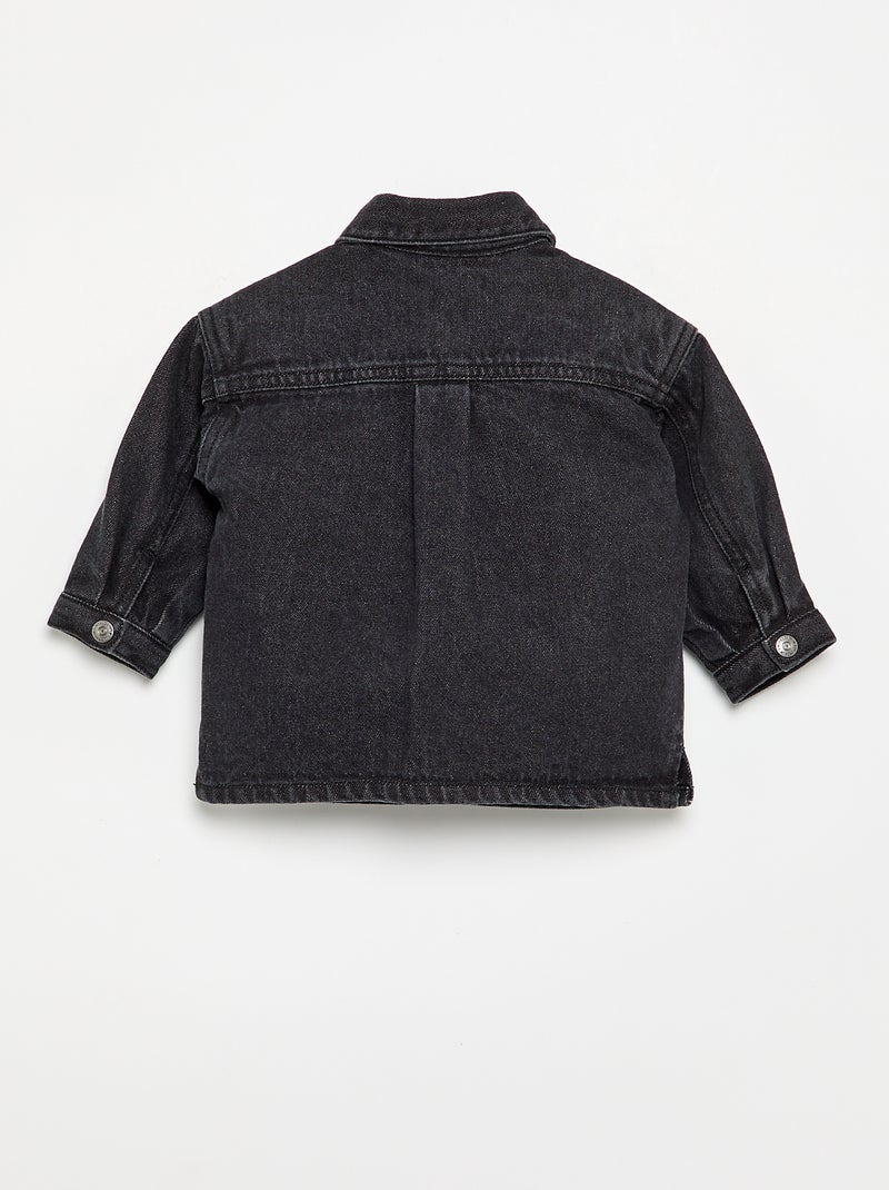 Denim overhemd Grijs - Kiabi