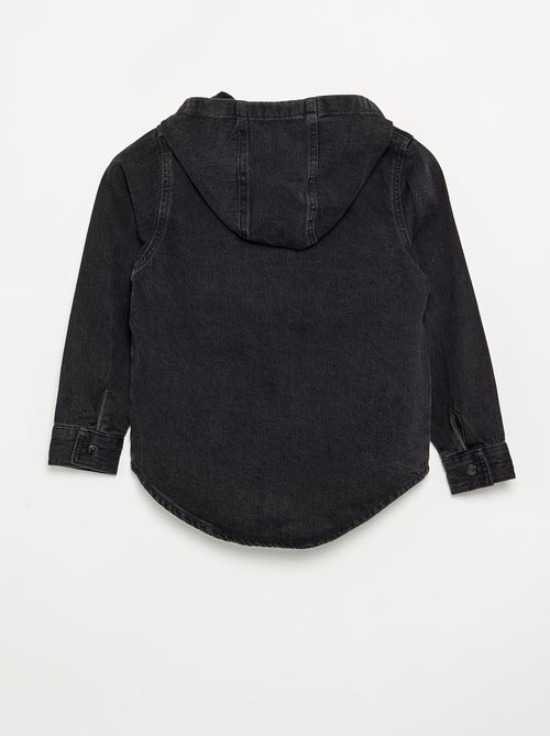 Denim overhemd met capuchon - Kiabi Denim overhemd met capuchon - Kiabi