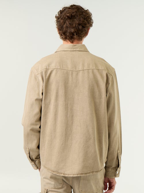 Denim overshirt - Kiabi