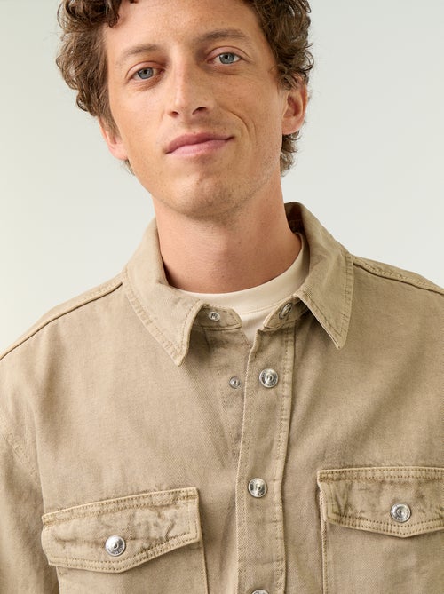 Denim overshirt - Kiabi