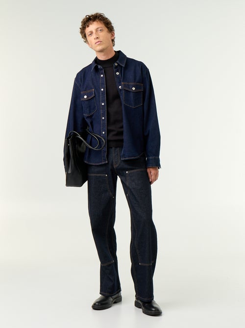 Denim overshirt - Kiabi