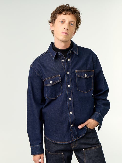 Denim overshirt - Kiabi