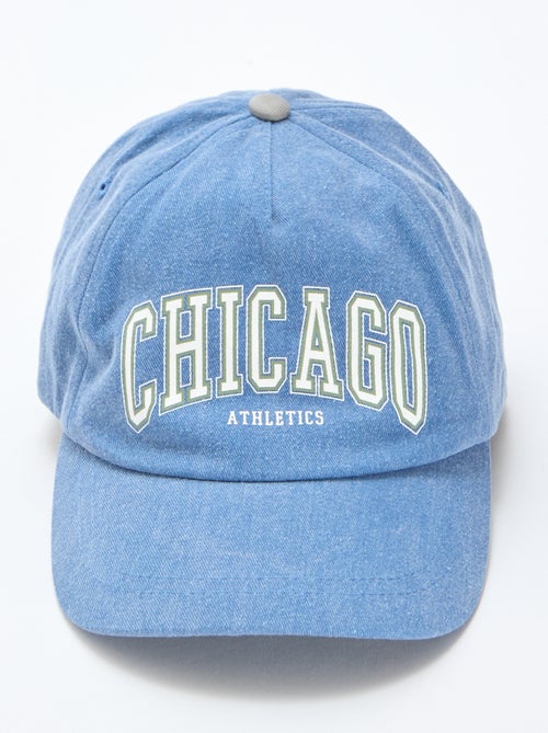 Denim pet met opschrift - Kiabi