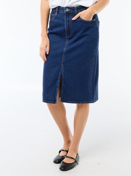 Denim rok met 5 zakken - Kiabi