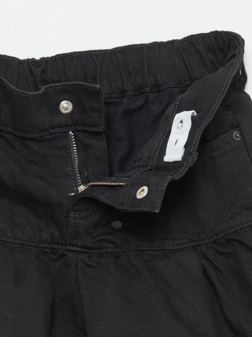 Denim rok met volants - Kiabi