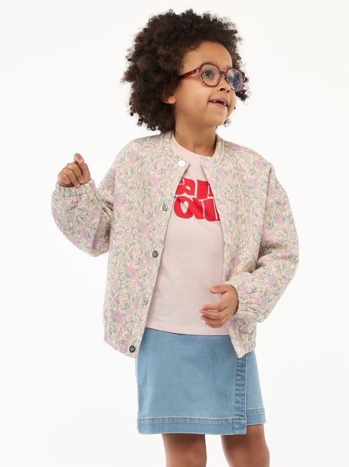 Denim rokje-short - Kiabi