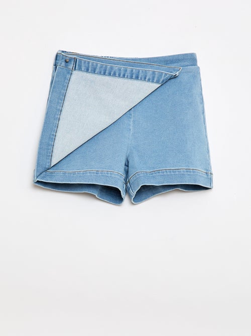 Denim rokje-short - Kiabi