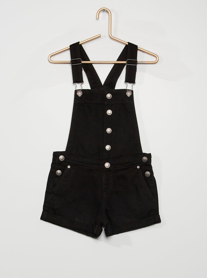 Denim salopette ZWART - Kiabi