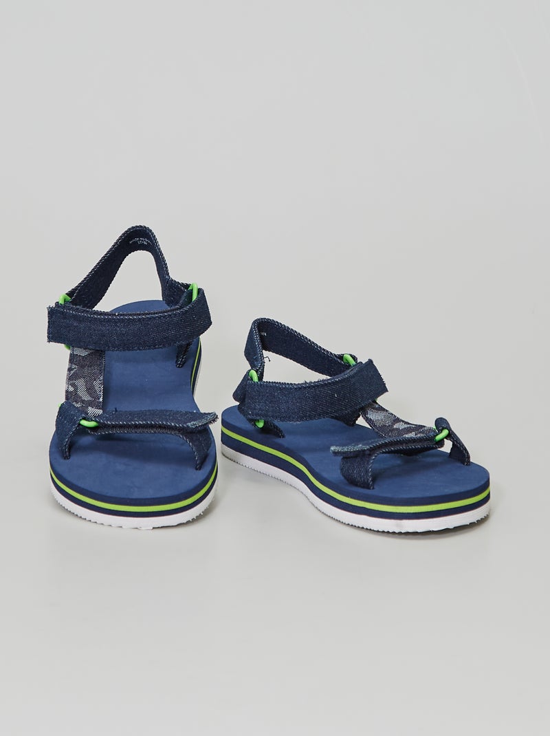 Denim sandalen denim - Kiabi