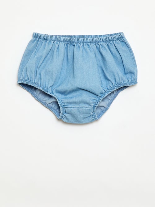 Denim set jurk + broekje - Kiabi