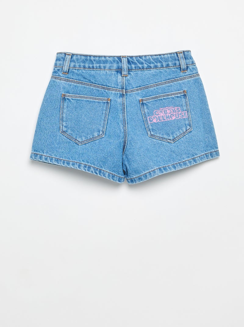 Denim short 'Gabby en het Magische Huis' Blauw - Kiabi
