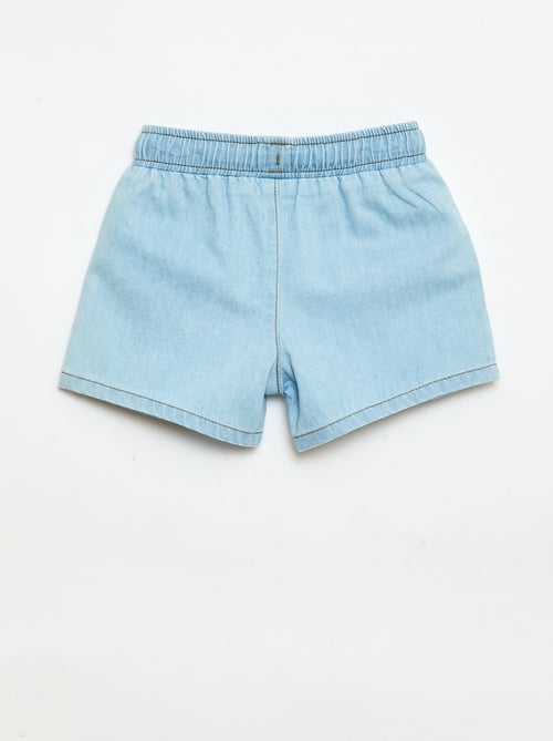 Denim short met 2 grote zakken - Kiabi