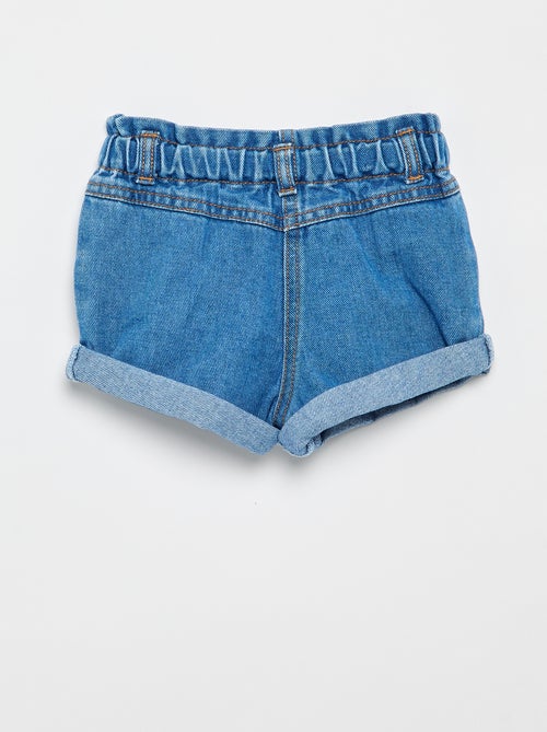 Denim short met hartjesmotief - Kiabi Denim short met hartjesmotief - Kiabi
