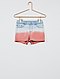     Denim short met tie and dye-print afbeelding 1
