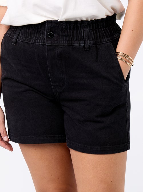 Denim short met zakken - Kiabi
