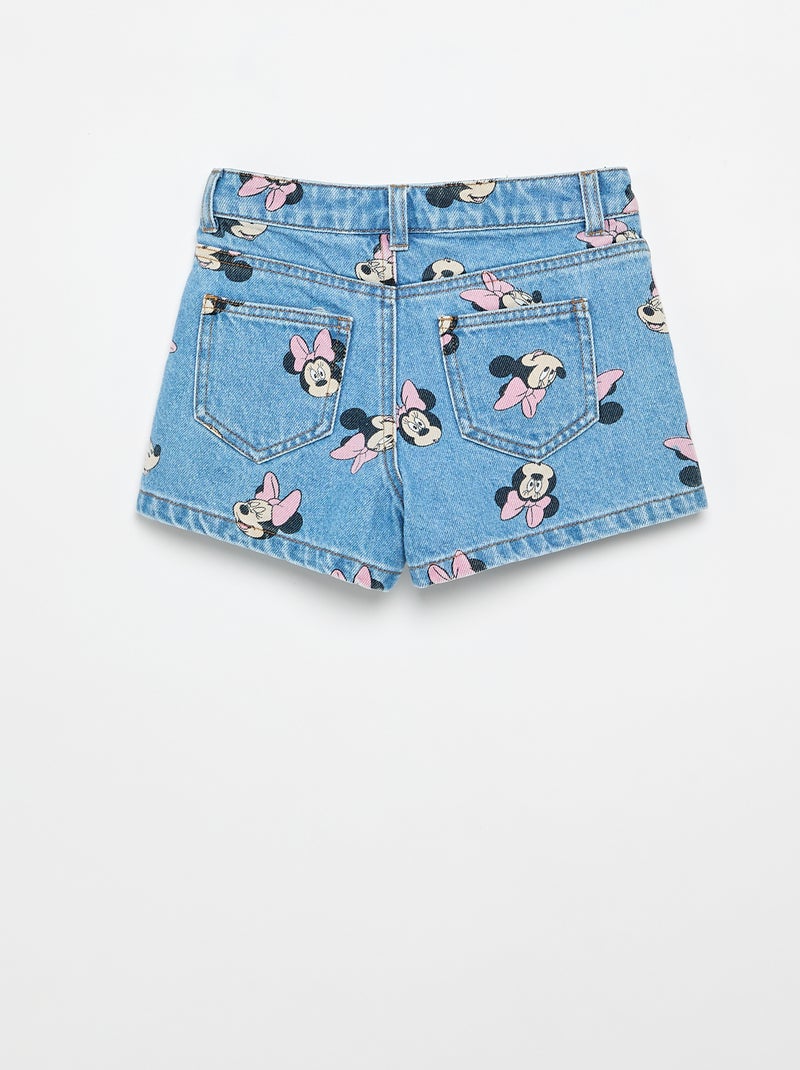 Denim short 'Minnie' 'Disney' Blauw - Kiabi