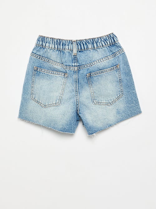 Denim short om aan te trekken - Kiabi
