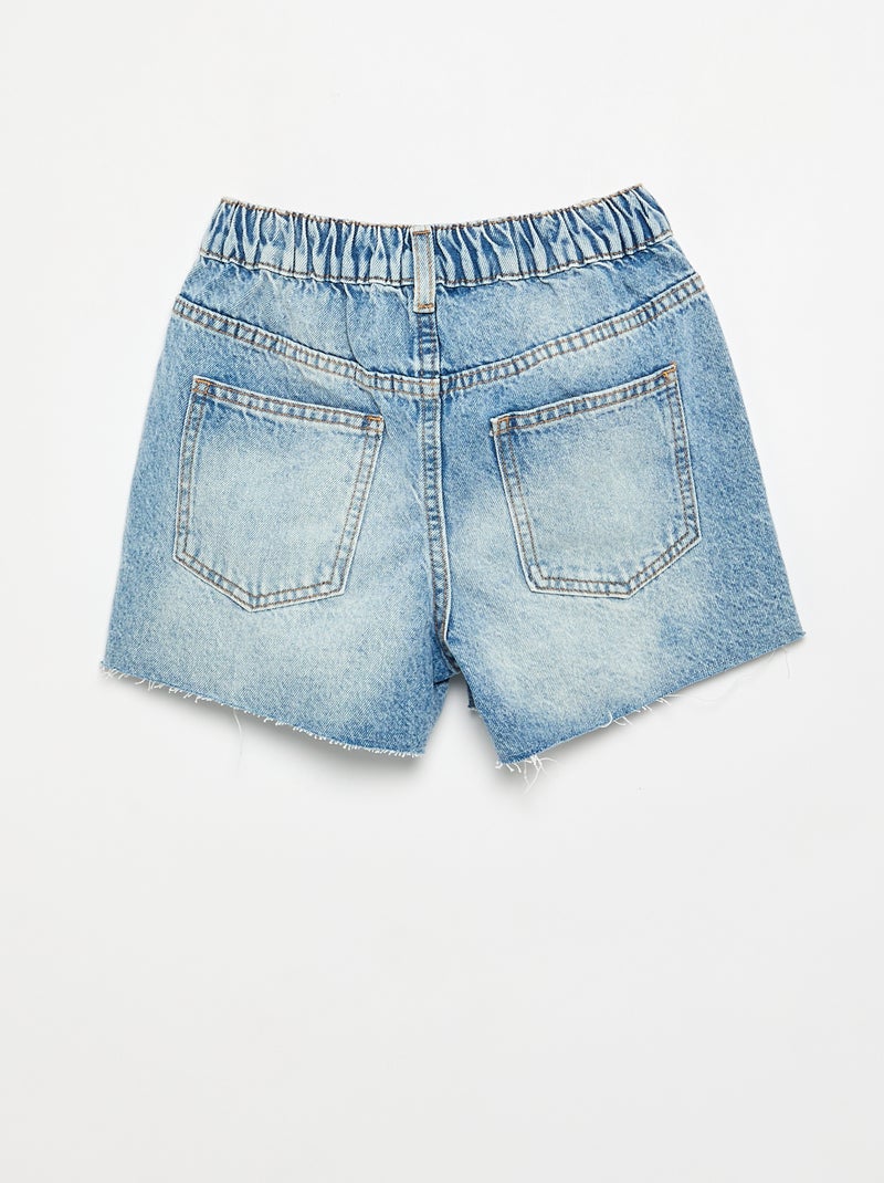 Denim short om aan te trekken Blauw - Kiabi