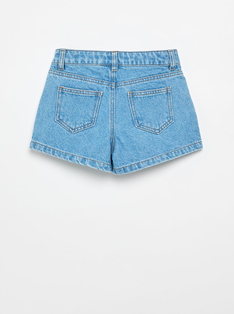 Denim short 'Stitch' 'Disney' Blauw - Kiabi