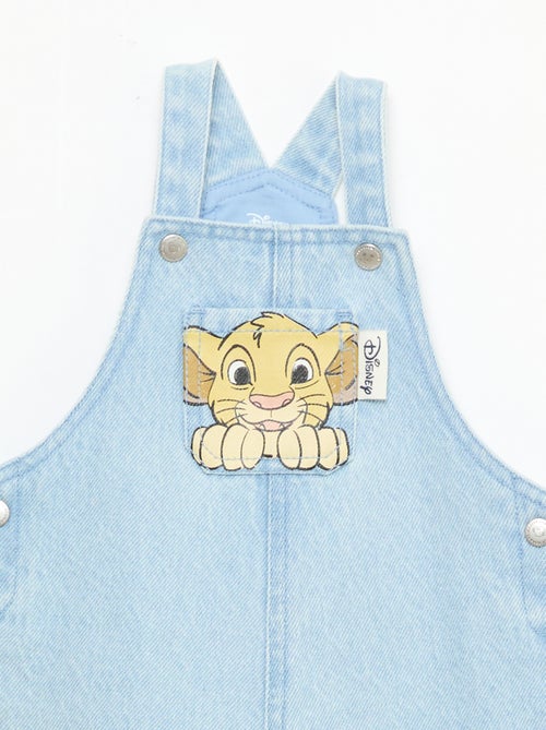 Denim tuinbroek met print 'Disney' - Kiabi
