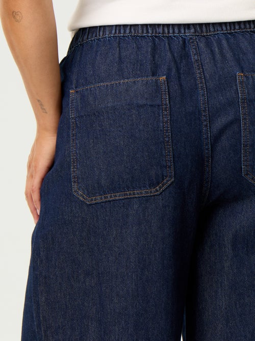 Denim wide leg broek - Kiabi
