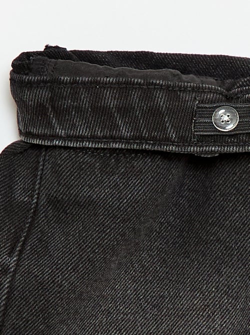 Denimshort met hoge taille - Kiabi