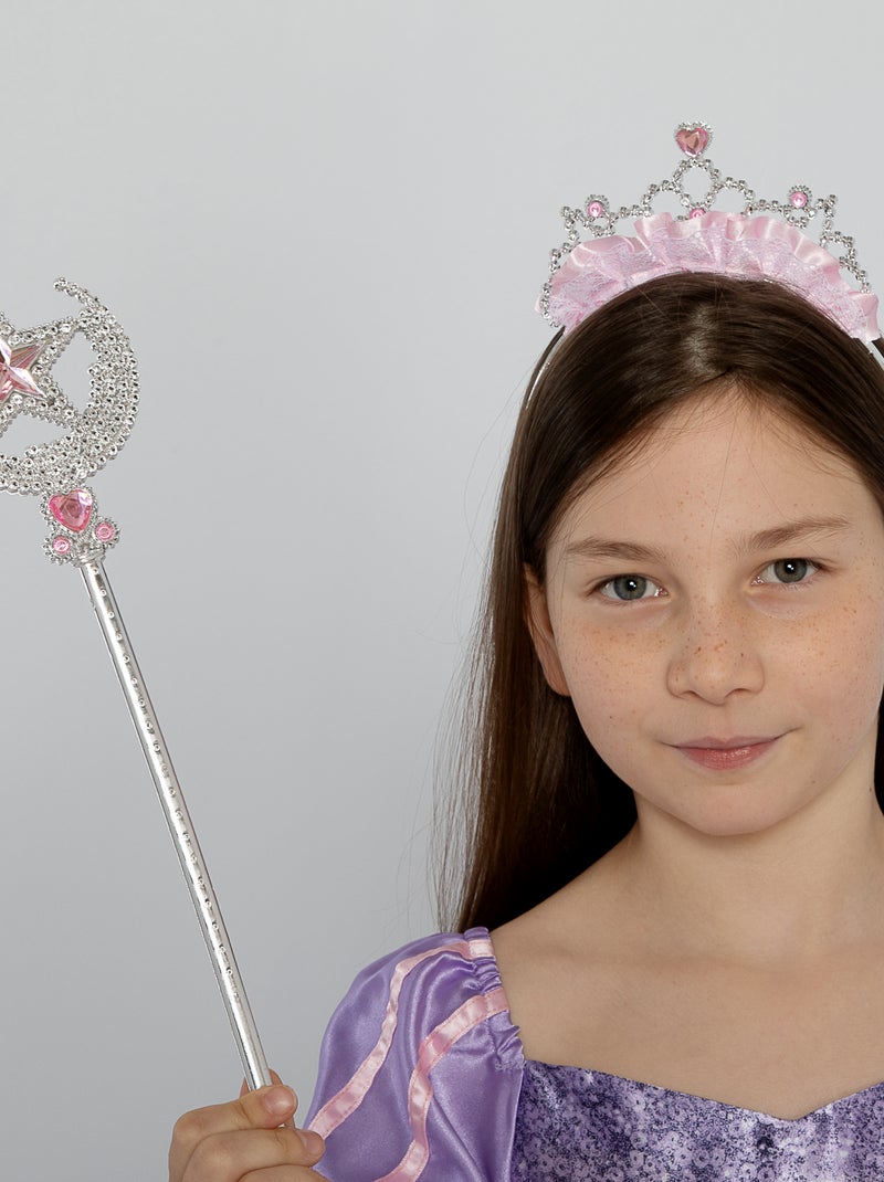 Diadeem en toverstokje GRIJS - Kiabi