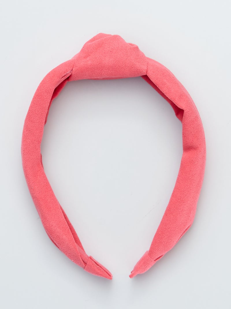 Diadeem van suedine ROSE - Kiabi