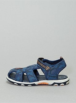 Dichte sandalen met camouflageprint - Kiabi