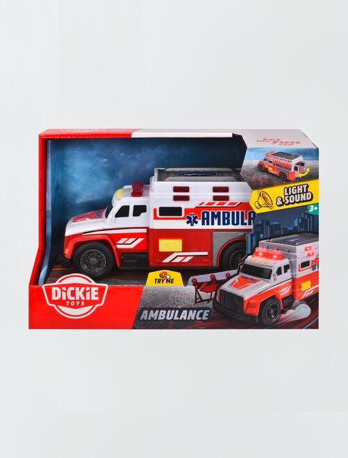 Dickie Toys - Ambulance met licht en geluid - Kiabi