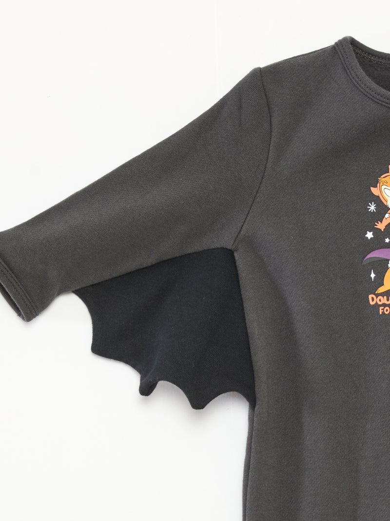 Dik Disney-slaappakje met Knabbel & Babbel Halloween-print Zwart - Kiabi