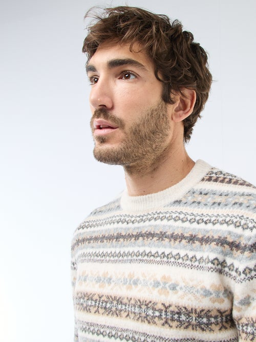 Dik jacquardbreisel trui - Kiabi