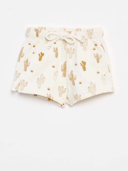 Dikke short met print - Kiabi