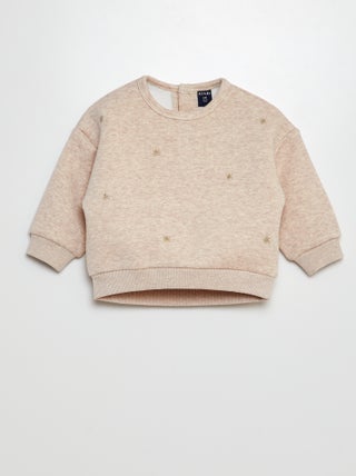 Dikke sweater met sterretjesmotief