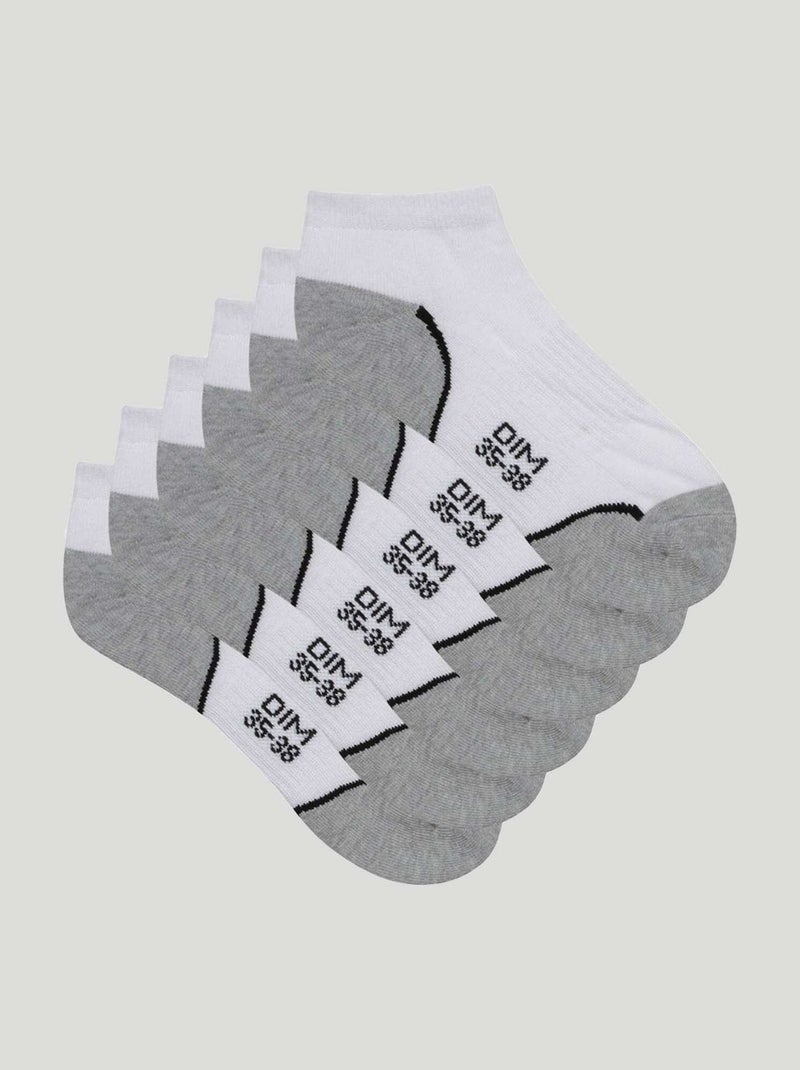 DIM - Setje met 3 paar korte sokken WIT - Kiabi