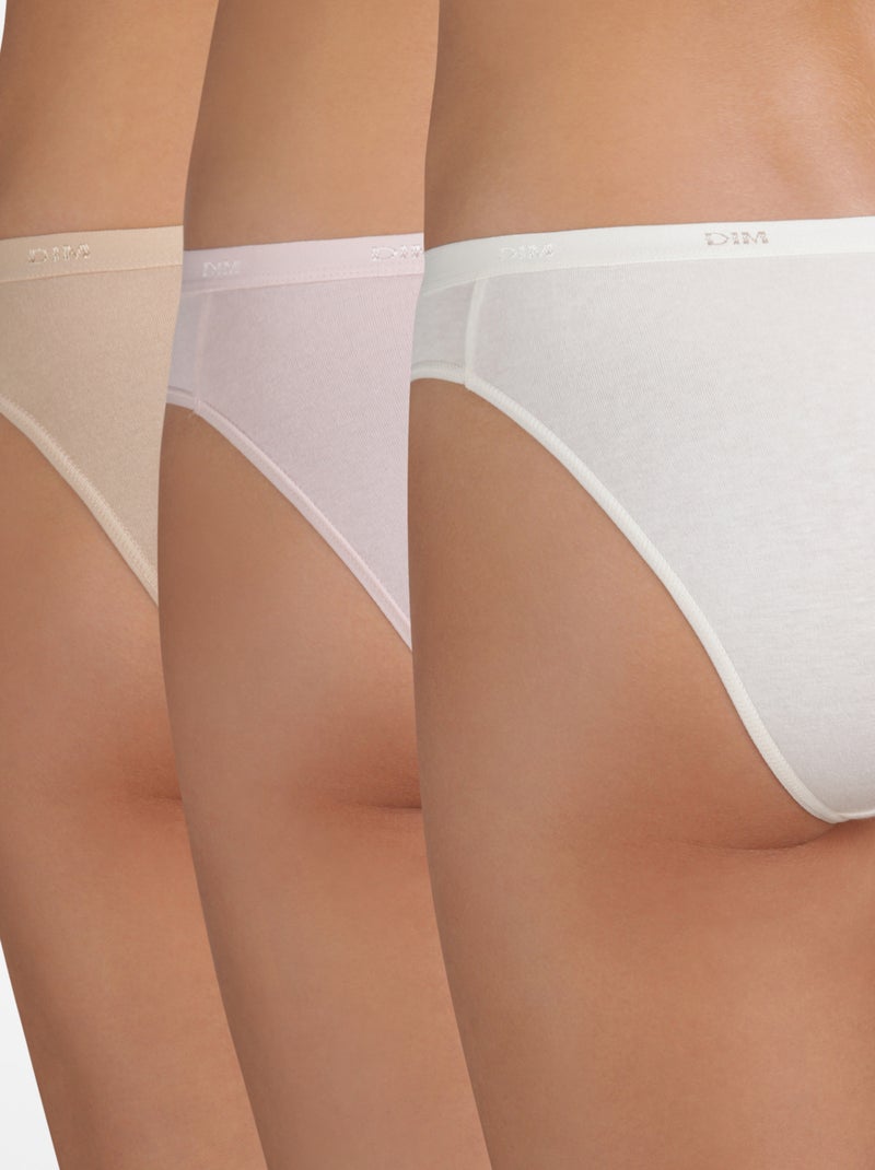 'DIM' - Setje met 3 slips BIEGE - Kiabi