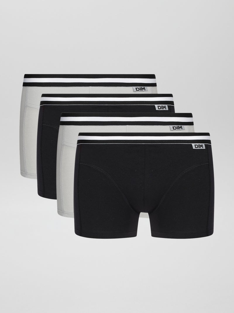 DIM - Setje met 4 boxershorts GRIJS - Kiabi