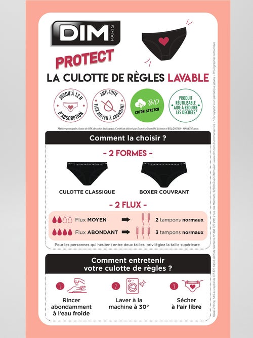 DIM Protect menstruatieslip voor hevig bloedverlies - Kiabi
